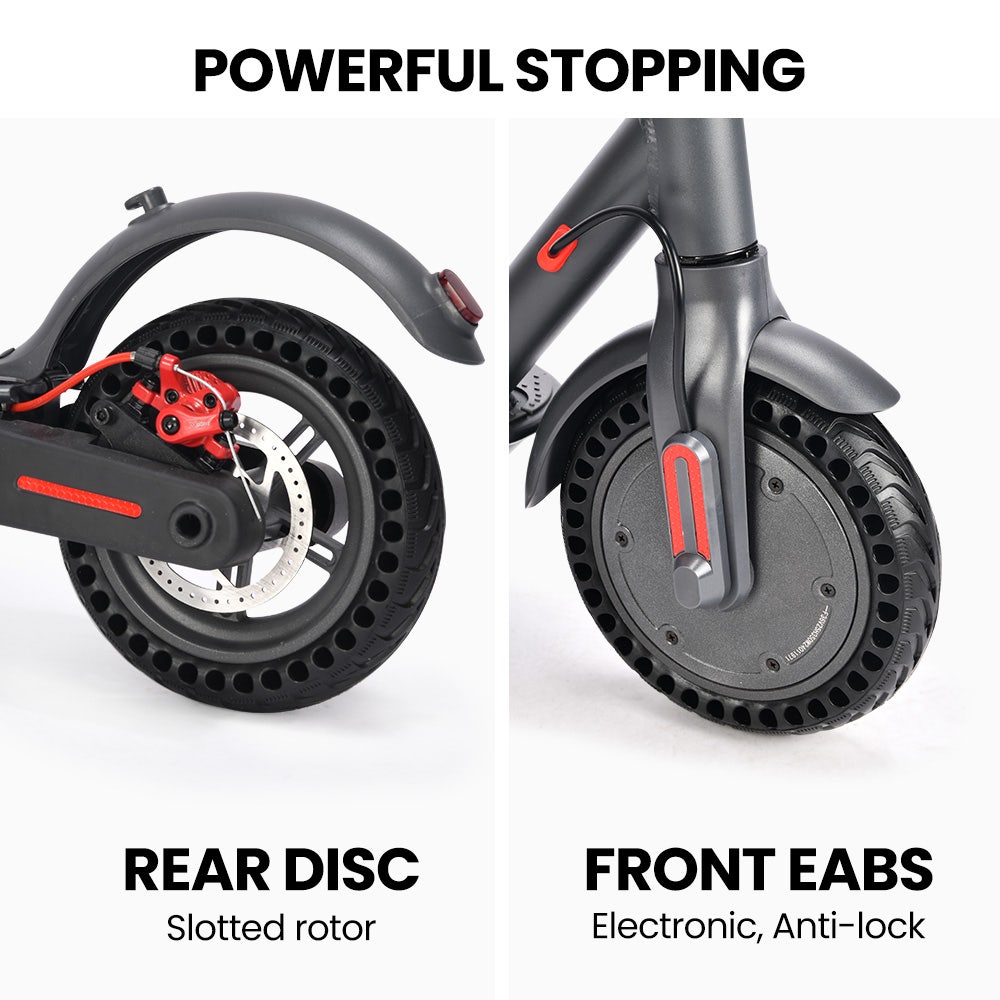 ALPHA Urban 8 Electric Scooter, AU Compliant, Suspension, 25km Range, 8.5-Inch Wheels, Brushless Motor, Motorised Commuter eScooter for Adults, Grey
