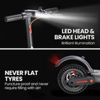 ALPHA Urban 8 Electric Scooter, AU Compliant, Suspension, 25km Range, 8.5-Inch Wheels, Brushless Motor, Motorised Commuter eScooter for Adults, Grey