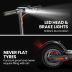 ALPHA Urban 8 Electric Scooter, AU Compliant, Suspension, 25km Range, 8.5-Inch Wheels, Brushless Motor, Motorised Commuter eScooter for Adults, Black