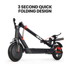 ALPHA Urban 8 Electric Scooter, AU Compliant, Suspension, 25km Range, 8.5-Inch Wheels, Brushless Motor, Motorised Commuter eScooter for Adults, Black
