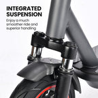 ALPHA Urban 10 Electric Scooter, AU Compliant, 35km/h, Suspension, 35km Range, 10-Inch Wheels, Brushless Motor, Free APP, Motorised Commuter eScooter for Adults, Grey