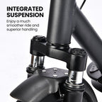ALPHA Urban 10 Electric Scooter, AU Compliant, 35km/h, Suspension, 35km Range, 10-Inch Wheels, Brushless Motor, Free APP, Motorised Commuter eScooter for Adults, Black