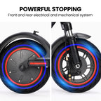 ALPHA Urban 10 Electric Scooter, AU Compliant, 35km/h, Suspension, 35km Range, 10-Inch Wheels, Brushless Motor, Free APP, Motorised Commuter eScooter for Adults, Black