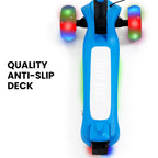 ROVO KIDS 3-Wheel Electric Scooter , Ages 3-8, Adjustable Height, AU Compliant, Lithium Battery, Blue
