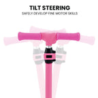 ROVO KIDS 3-Wheel Electric Scooter , Ages 3-8, Adjustable Height, AU Compliant, Lithium Battery, Pink