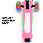 ROVO KIDS 3-Wheel Electric Scooter , Ages 3-8, Adjustable Height, AU Compliant, Lithium Battery, Pink