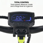 VALK Ego 8 Electric Scooter, 45km/h Max, AU Compliant, 48V 13Ah, Up to 55km Range, eScooter for Adults, Foldable, Off Road, Black/Green