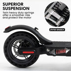 VALK Synergy 5 Electric Scooter, 400W, AU Compliant, Motorised eScooter for Adults, Black