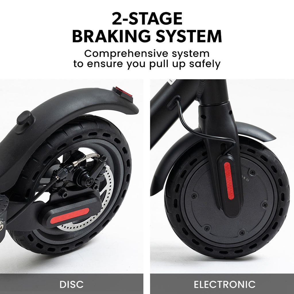 VALK Synergy 5 Electric Scooter, 400W, AU Compliant, Motorised eScooter for Adults, Black