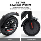 VALK Synergy 5 Electric Scooter, 400W, AU Compliant, Motorised eScooter for Adults, Black