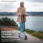 VALK Synergy 5 Electric Scooter, 400W, AU Compliant, Motorised eScooter for Adults, White
