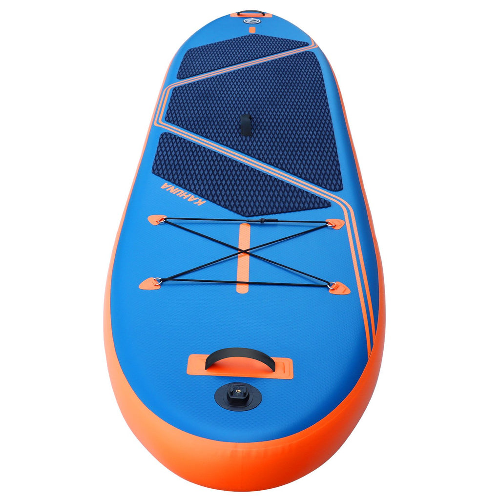 Kahuna Kai 10.6ft Inflatable Stand Up Paddle Board Set All-Around iSUP with Adjustable Paddle Pump Backpack Leash