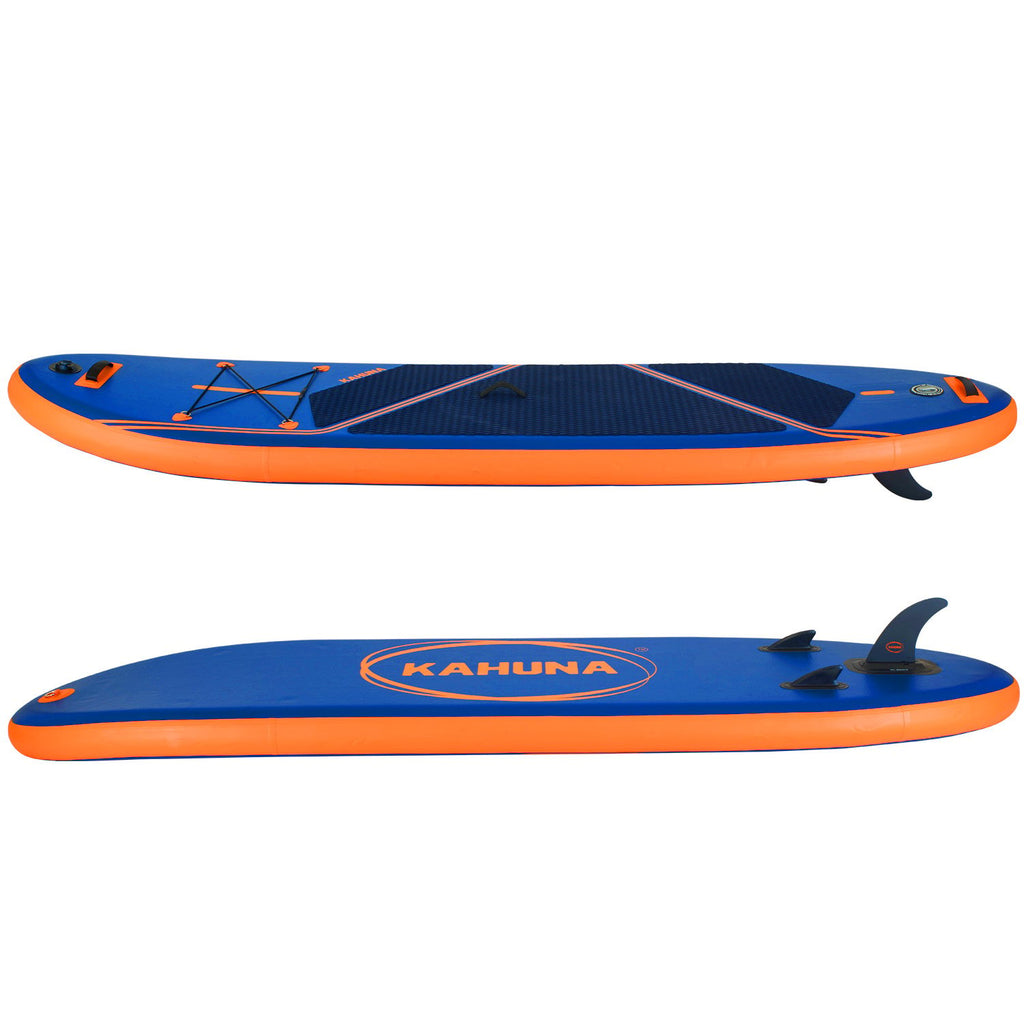 Kahuna Kai 10.6ft Inflatable Stand Up Paddle Board Set All-Around iSUP with Adjustable Paddle Pump Backpack Leash