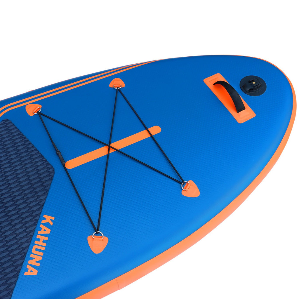 Kahuna Kai 10.6ft Inflatable Stand Up Paddle Board Set All-Around iSUP with Adjustable Paddle Pump Backpack Leash