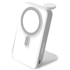 OneAdaptr OneGo White 5 in 1 MagSafe Charging Stand Power Bank