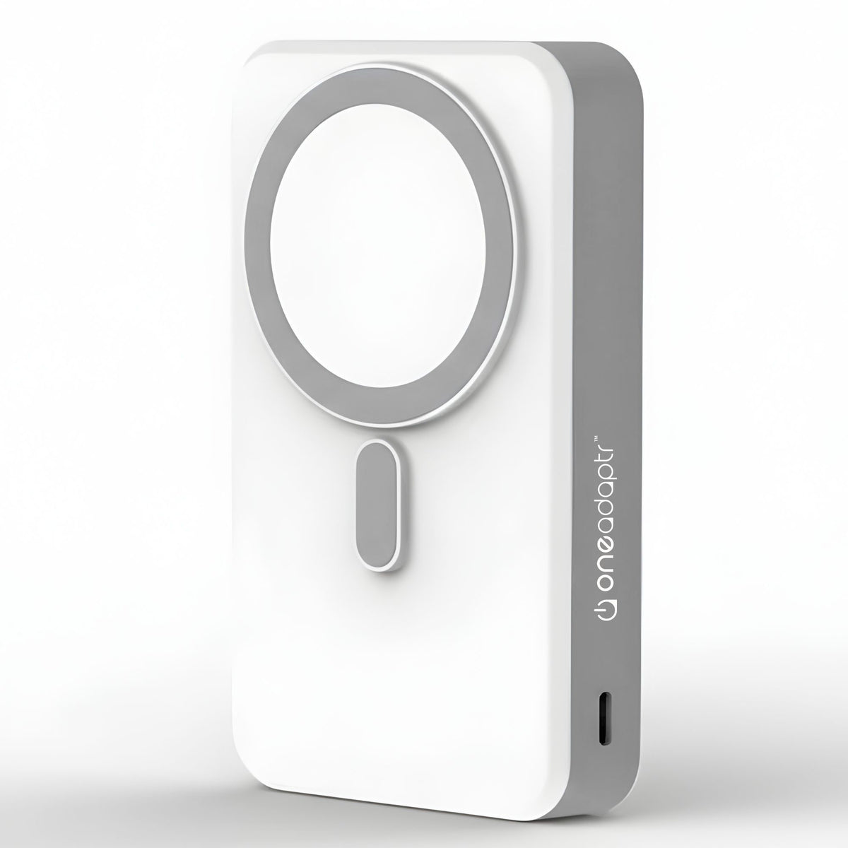 OneAdaptr OneGo White 5 in 1 MagSafe Charging Stand Power Bank