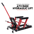 Low Profile Motorcycle ATV 680kg Motorbike Hydraulic Jack Stand Tie Down
