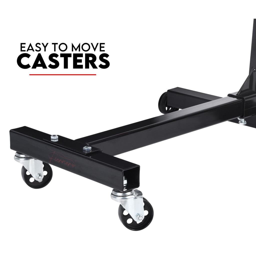 Engine Stand H Frame 450kg 1000lb Industrial Workshop Cars Auto Motor 4 Wheels