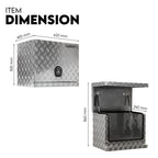 Aluminium Toolbox Ute Tool box Generator Trailer Truck Canopy 620x400x500