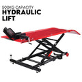 Motorcycle Lift Table Hydraulic 500kg Bike Jack Mechanic Stand Hoist Lifter