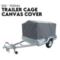 8x5 Box Trailer Cage Canvas Cover (900mm) 3ft Universal Waterproof Rip Resistant