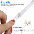 Waterproof 12V RGB 5M 3528 300 LED Strips Lights 44 Keys Controller