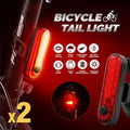 2X Ultra Bright Usb Rechargeable Bicycle Taillight 4Modes Usb Rear Bike Led Lamp