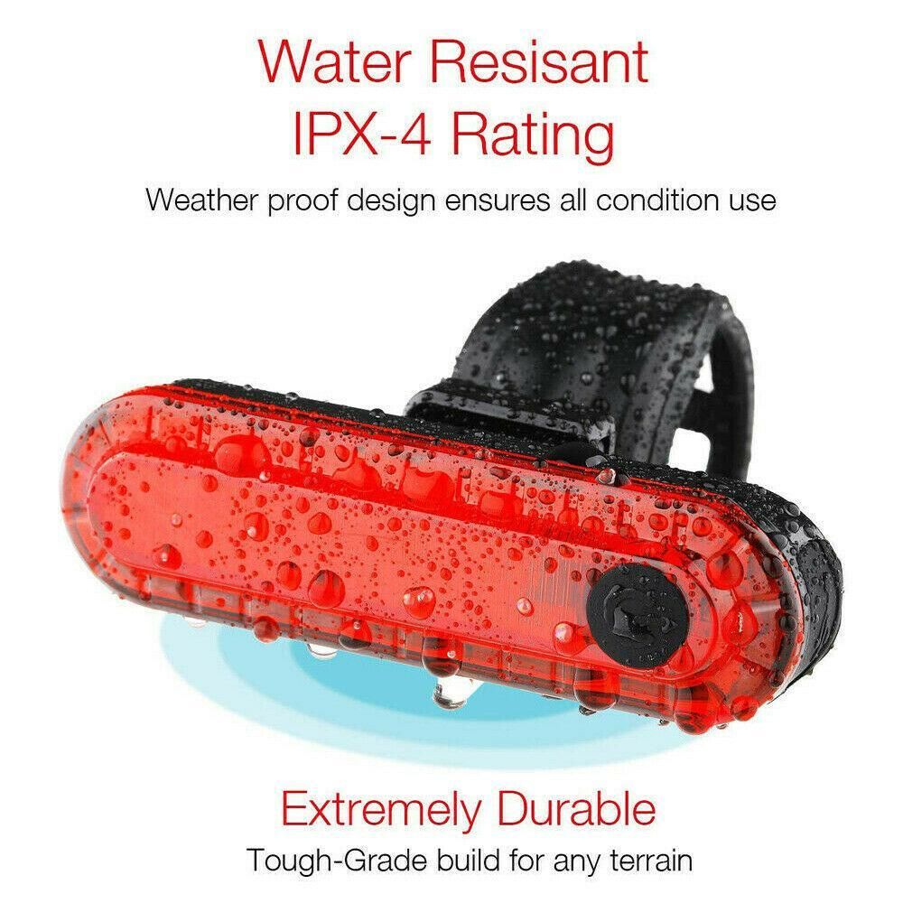 2X Ultra Bright Usb Rechargeable Bicycle Taillight 4Modes Usb Rear Bike Led Lamp