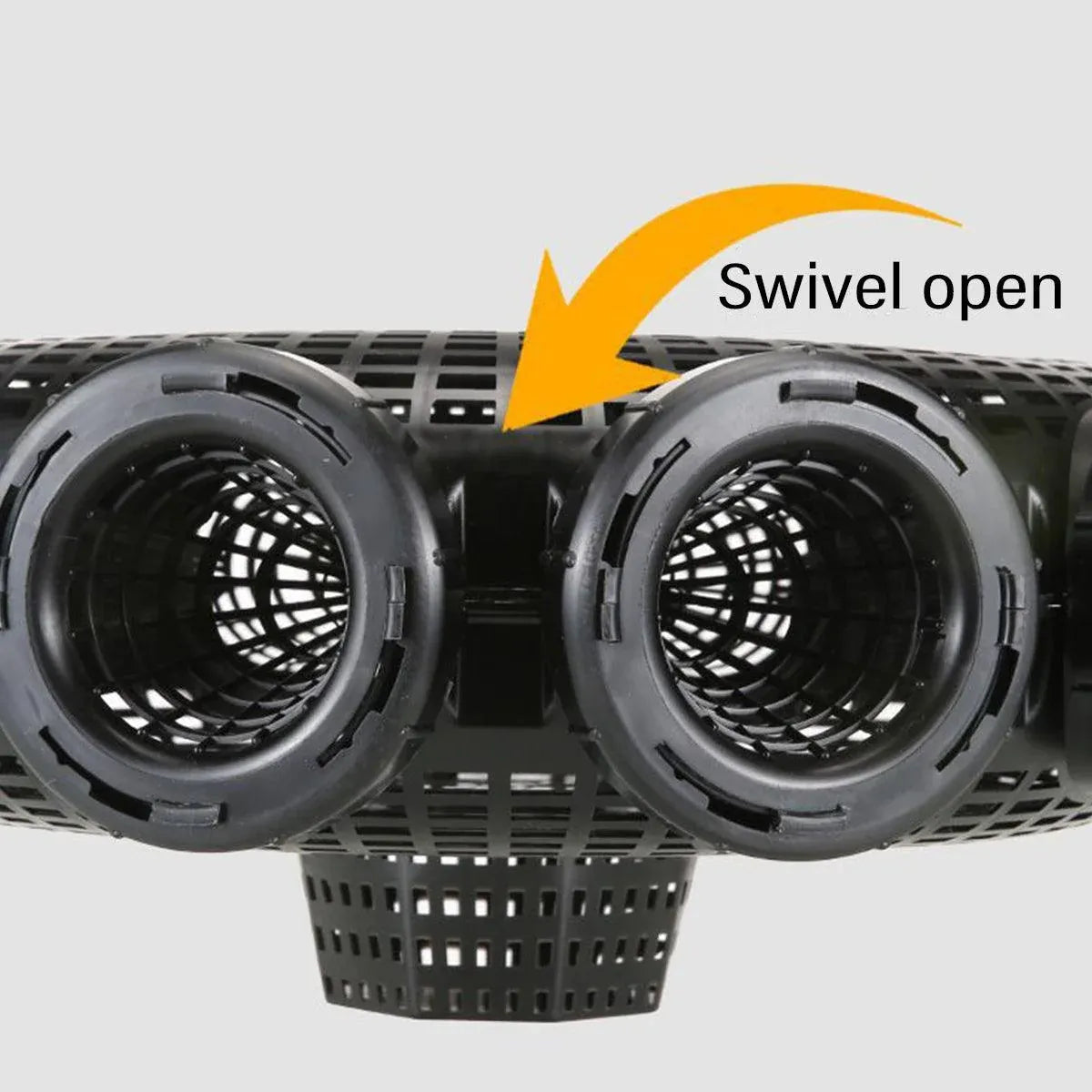 10Hole Eel Fishing Trap Cage Loach Fish Shrimp Net Folding Portable Catch Basket