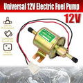 Universal 12V Inline Low Pressure Electric Fuel Pump for Diesel and Petrol Vehicles