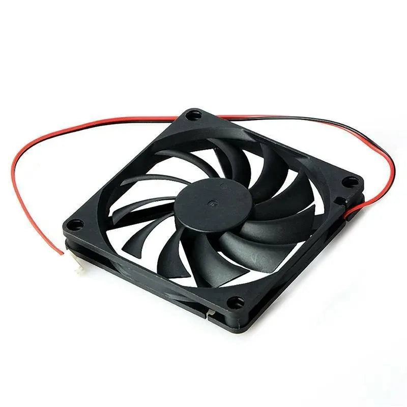 2Pcs 12V 8010 Dc Fan 2 Pin Brushless For Pc Computer Hydroponics Cooling Austock