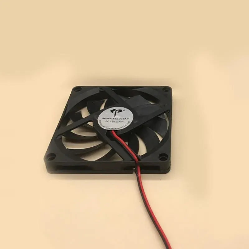 2Pcs 12V 8010 Dc Fan 2 Pin Brushless For Pc Computer Hydroponics Cooling Austock