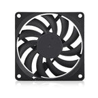2Pcs 12V 8010 Dc Fan 2 Pin Brushless For Pc Computer Hydroponics Cooling Austock