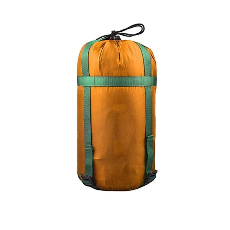 Waterproof Compression Stuff Sack Camping Storage Bag Outdoor Sleeping Bag - Yellow
