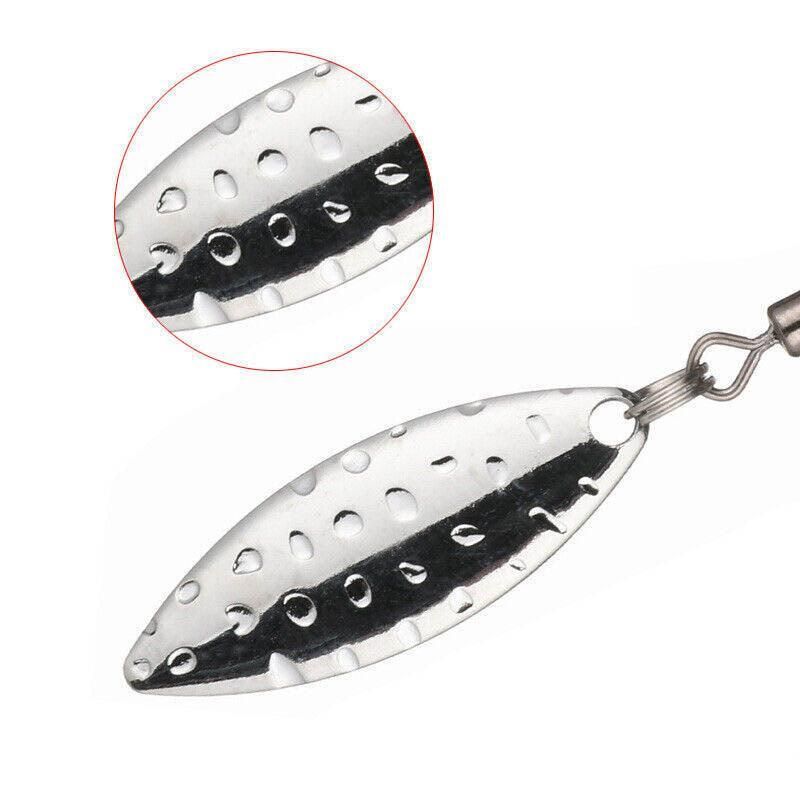 Weedless Jighead Hook Swimbait Worm Fishing Lure Wide Gap Single Barbed Spinner - 3/0#