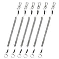 6X Fishing Lanyards Boating Ropes Kayak Secure Pliers Lip Grips Tackle Fish Tool - Black