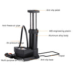 Foot Pedal Air Pump Mini Aluminium 160PSI Gauge Bike Motorcycle Car