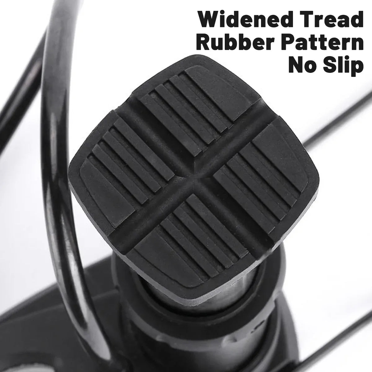 Foot Pedal Air Pump Mini Aluminium 160PSI Gauge Bike Motorcycle Car