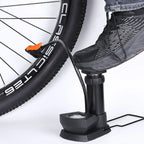 Foot Pedal Air Pump Mini Aluminium 160PSI Gauge Bike Motorcycle Car
