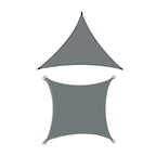 Waterproof Outdoor Shade Sail Garden Sun Canopy UV Protection Patio Awning Cloth - 4x4x4m Triangle