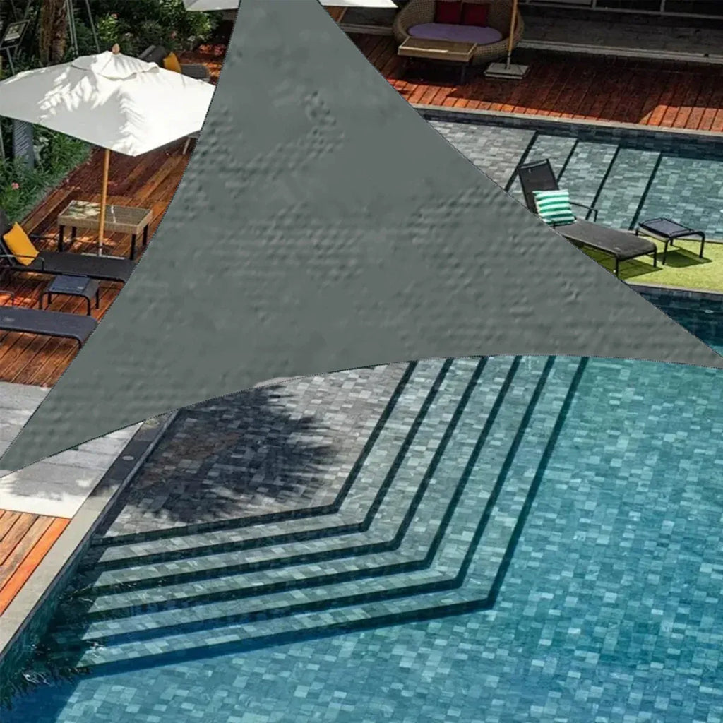 Waterproof Outdoor Shade Sail Garden Sun Canopy UV Protection Patio Awning Cloth - 4x4x4m Triangle
