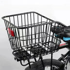 Bike Rear Basket Bicycle Back Schoolbag Holder Rear Mounted Bike Storage Carrier
