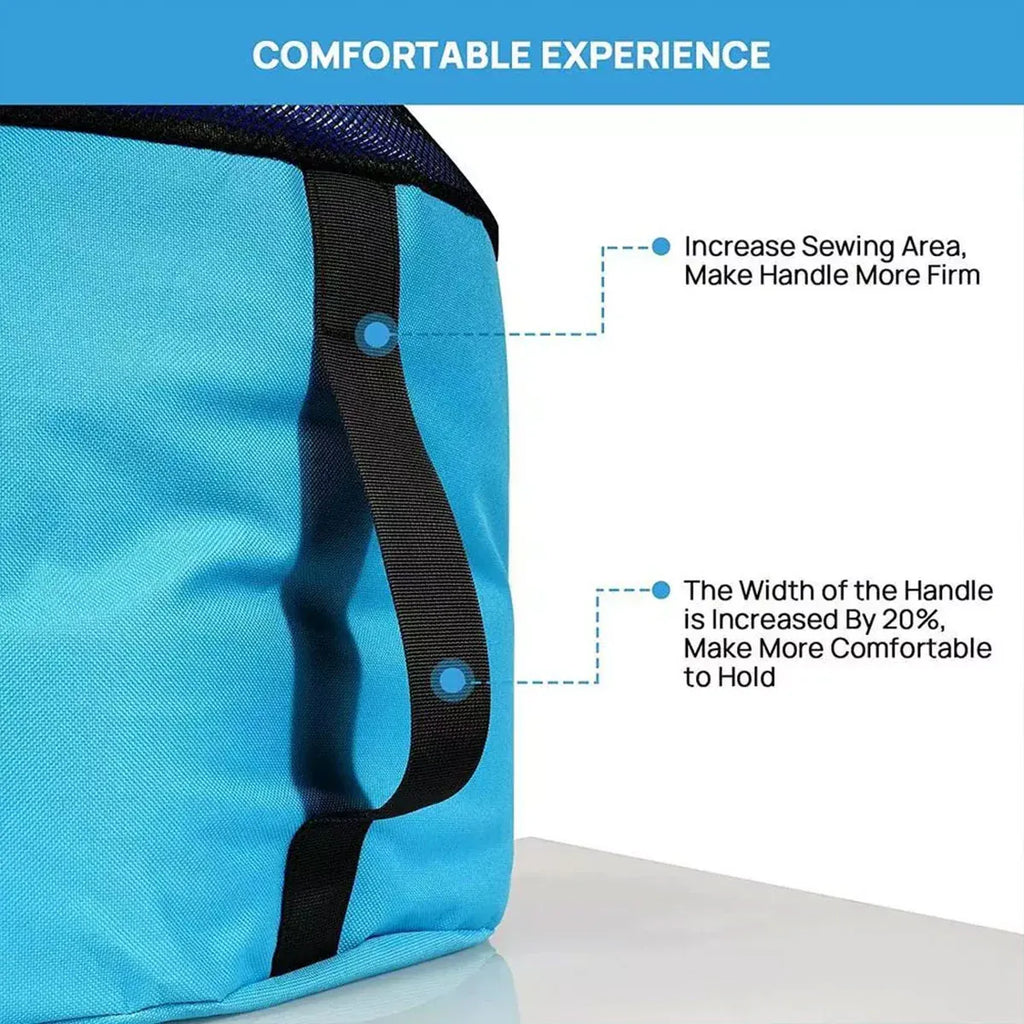 Hose Storage Bag Caravan Camping RV Cable Water Hose Electrical Cords Organizer - Blue