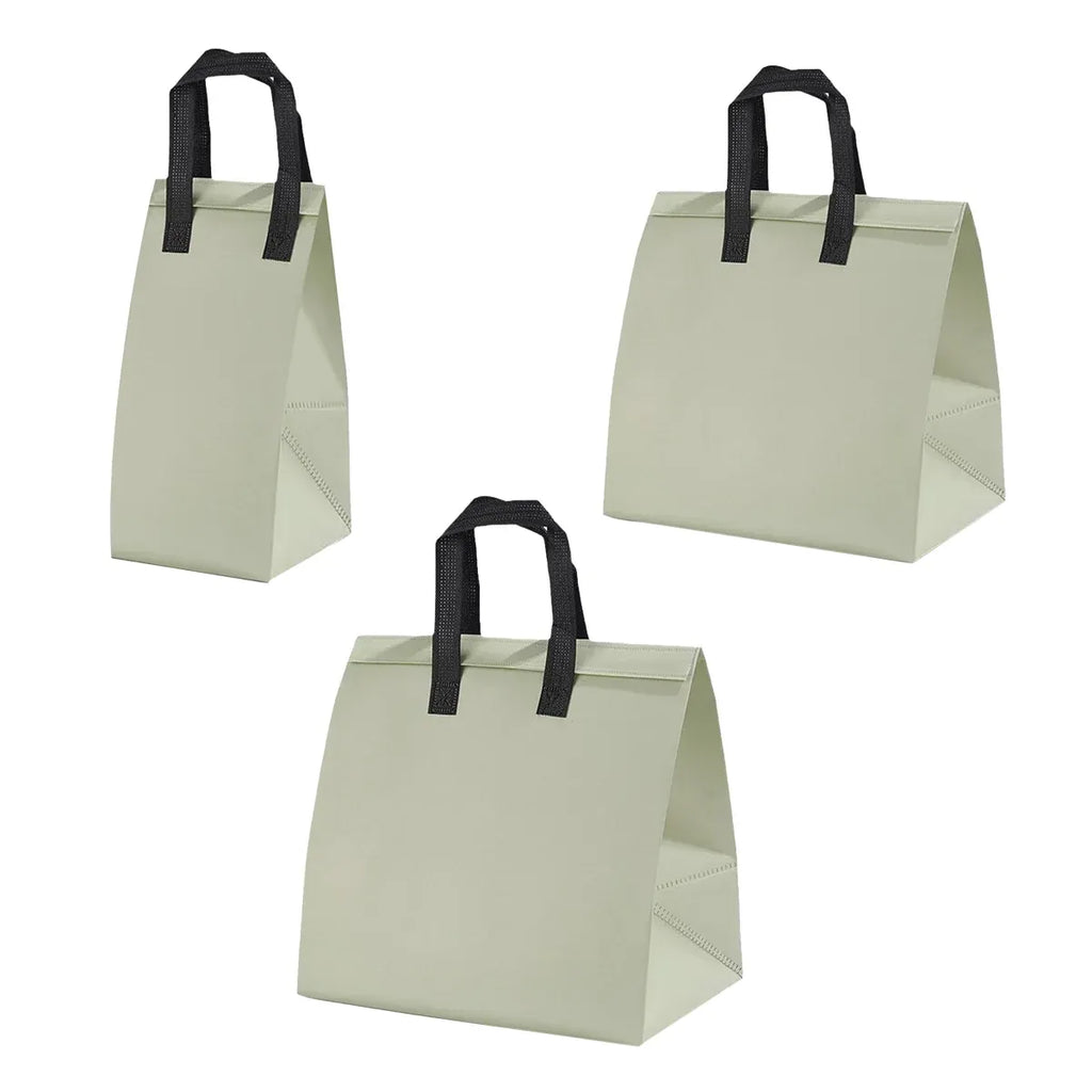 50 Pcs Waterproof Insulated Packaging Bags for Hot and Cold Drinks - L