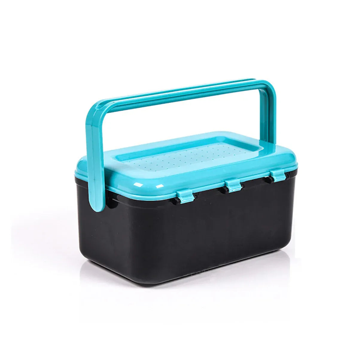 Red Worm Bait Box Large Fishing Tackle Container Moisture Retention Live Storage