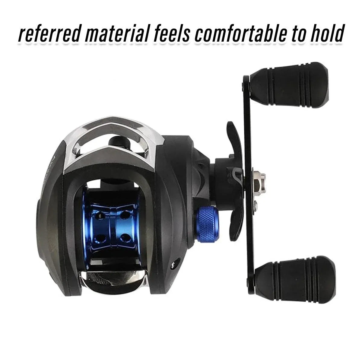 Fishing Reel Anti Frying Line Teardrop Swivel Disc Fishing Gear Spinning Reel - Left hand version