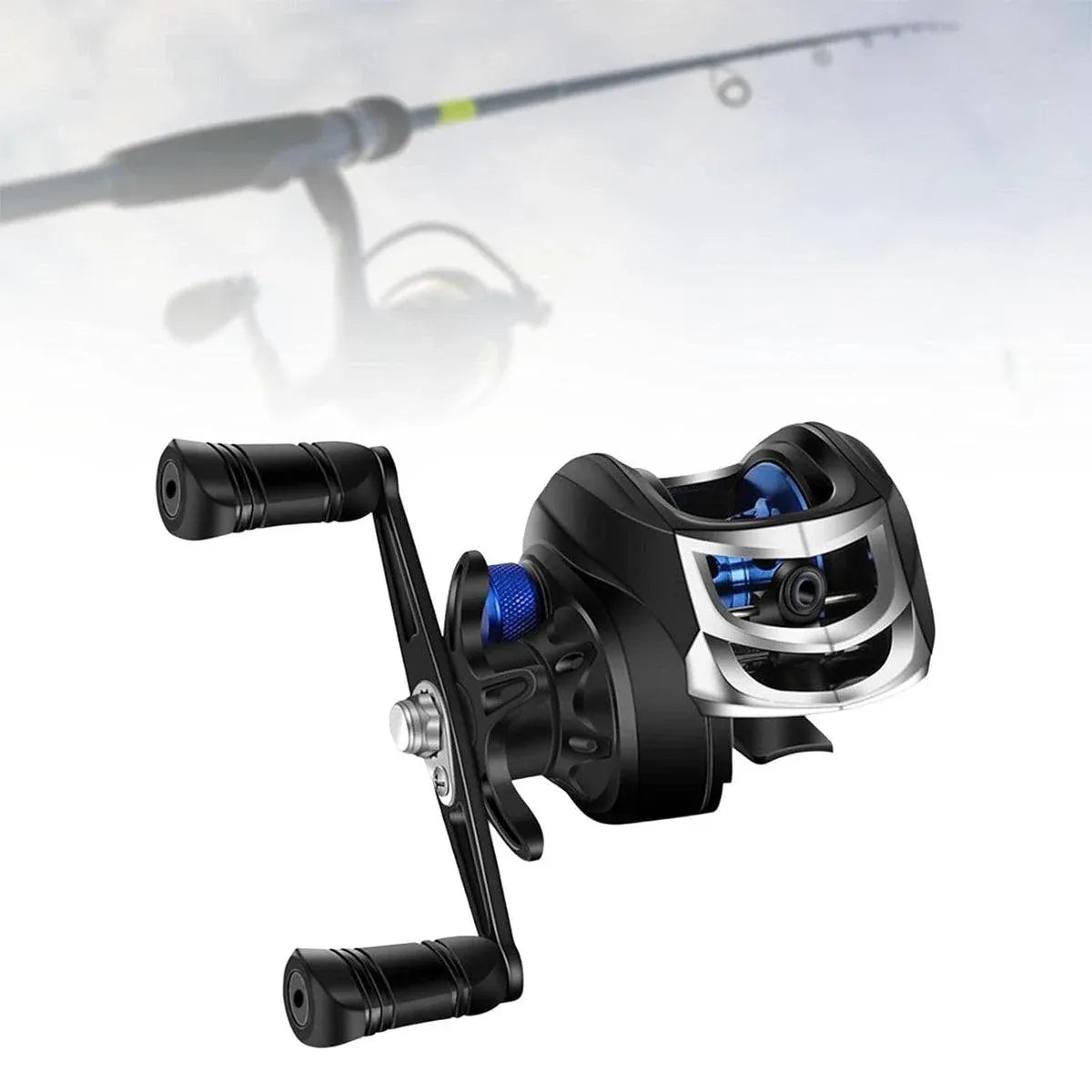 Fishing Reel Anti Frying Line Teardrop Swivel Disc Fishing Gear Spinning Reel - Left hand version