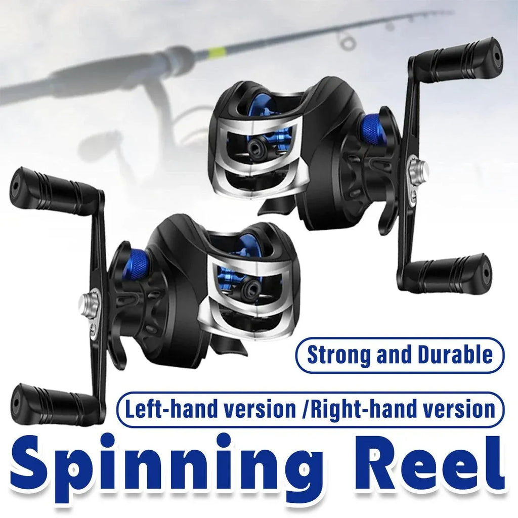 Fishing Reel Anti Frying Line Teardrop Swivel Disc Fishing Gear Spinning Reel - Left hand version