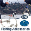 10PCS Wire Balance Hooks Anti Tangle Sea Fishing Rigs Accessories Tackle Set