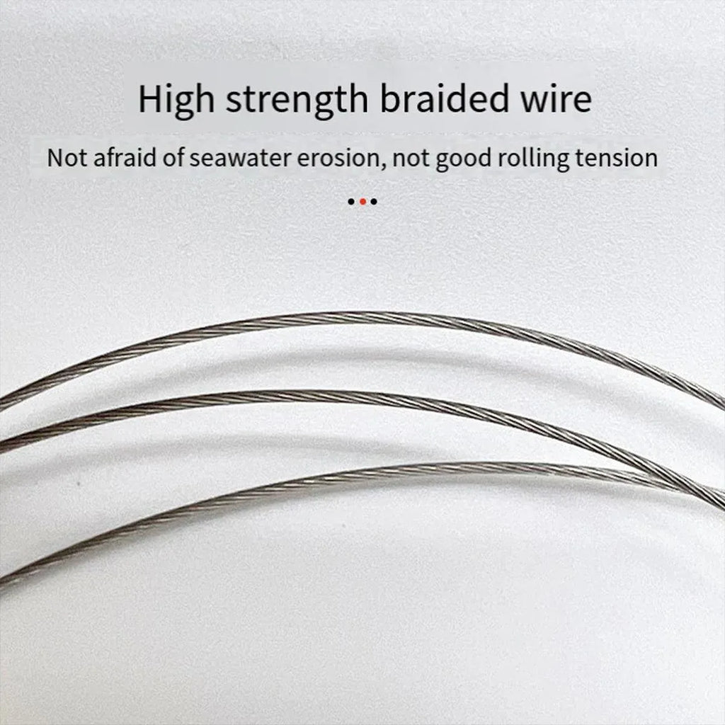 10PCS Wire Balance Hooks Anti Tangle Sea Fishing Rigs Accessories Tackle Set